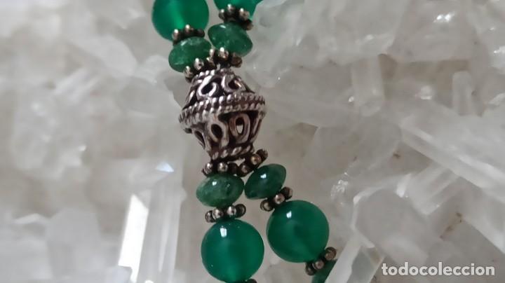 Joyeria: COLLAR CUARZO VERDE Y PLATA DE LEY - Foto 3