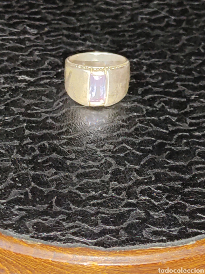 Joyeria: Anillo de plata 925 con amatista natural. - Foto 2