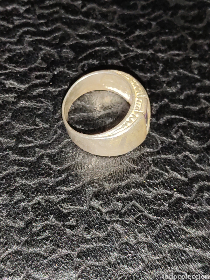 Joyeria: Anillo de plata 925 con amatista natural. - Foto 3