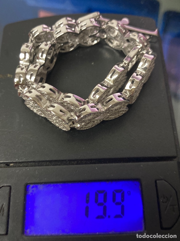 Joyeria: Pulsera de plata rodiada y circonitas - Foto 9