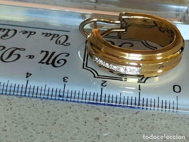Joyeria: AROS ORO 18K Y BRILLANTES - Foto 8