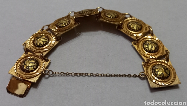 Joyeria: Pulsera damasquinada vintage - Foto 2