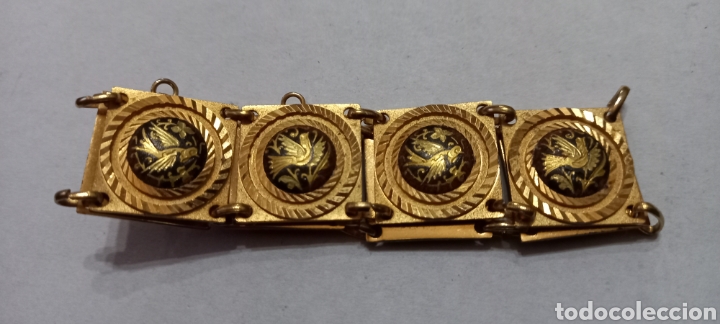 Joyeria: Pulsera damasquinada vintage - Foto 4