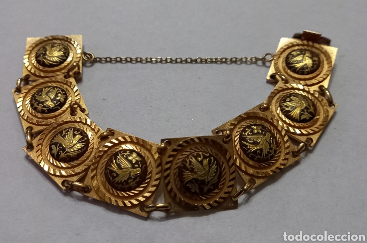 Joyeria: Pulsera damasquinada vintage - Foto 1