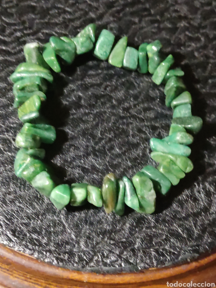 Joyeria: Pulsera de cuarzo verde. - Foto 2