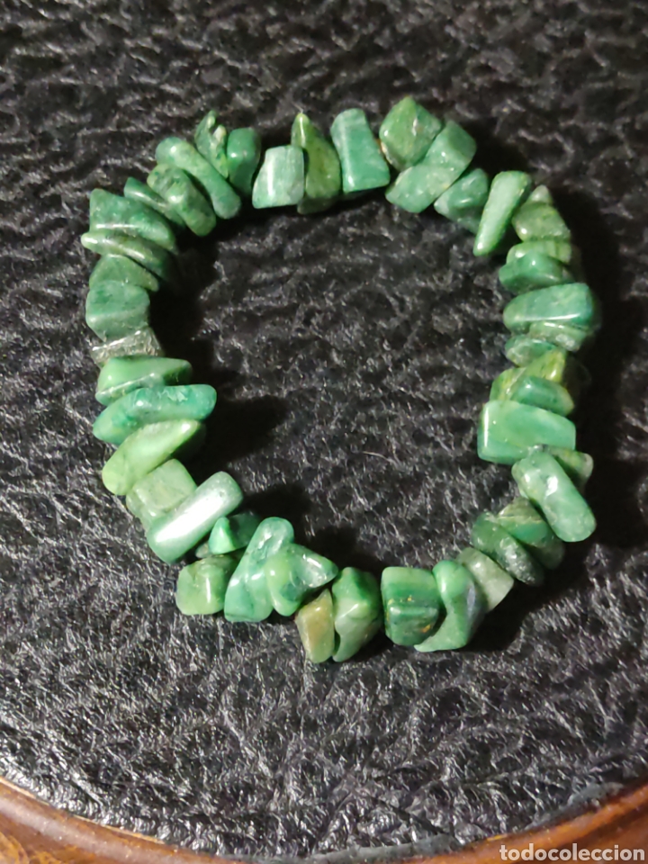 Joyeria: Pulsera de cuarzo verde. - Foto 3