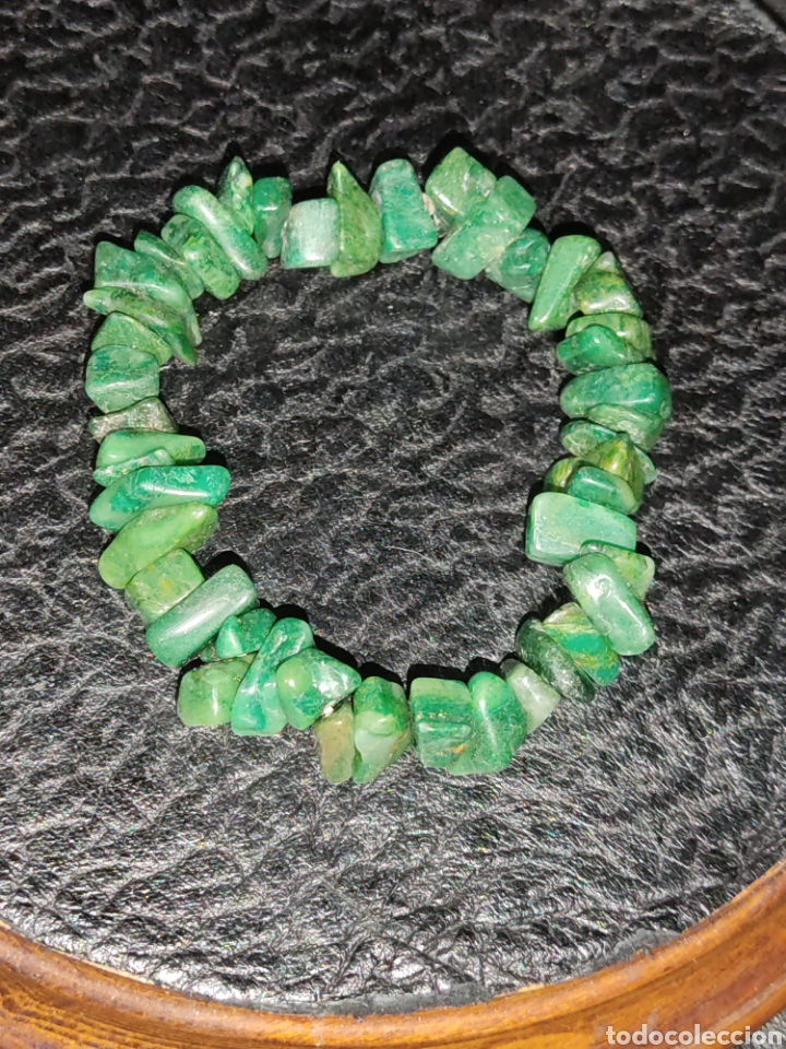 Joyeria: Pulsera de cuarzo verde. - Foto 4