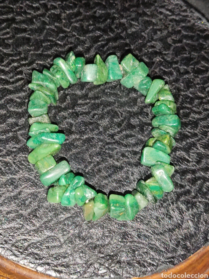 Joyeria: Pulsera de cuarzo verde. - Foto 5