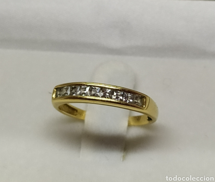 Joyeria: Anillo de oro tipo alianza. Oro 18k. - Foto 2