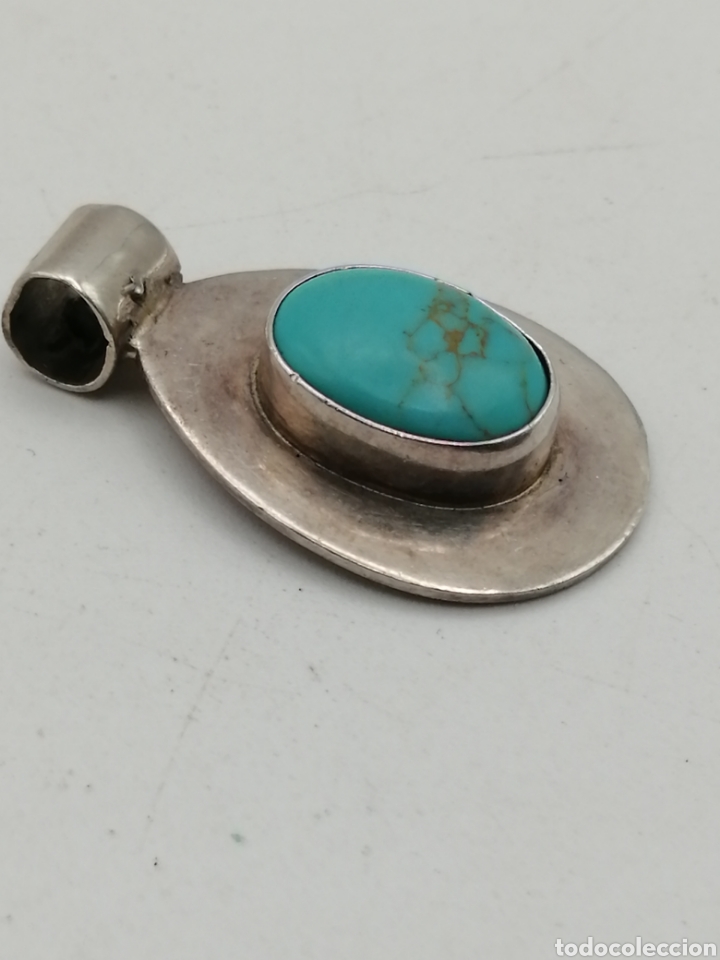 Joyeria: Colgante plata de ley y turquesa - Foto 3