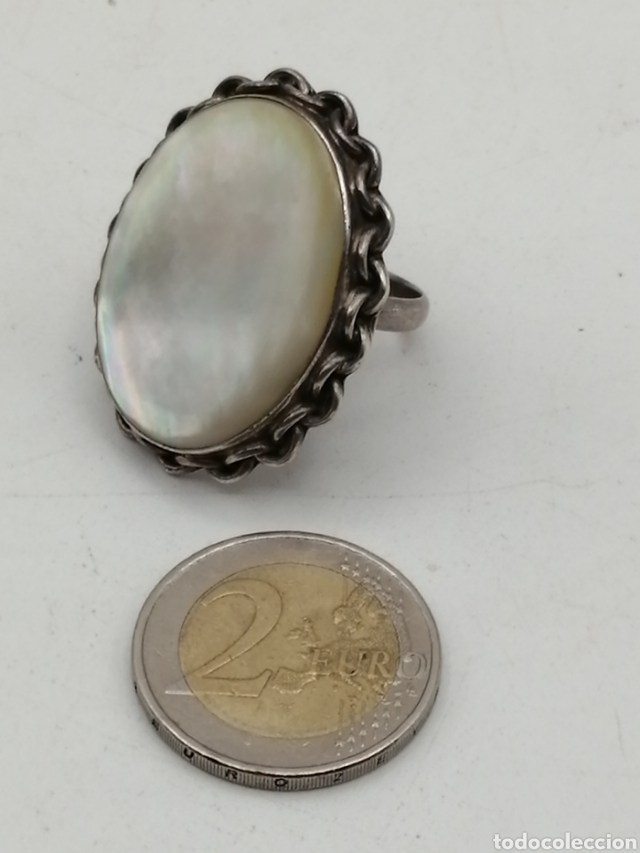 Joyeria: Anillo plata de ley y n&aacute;car - Foto 2