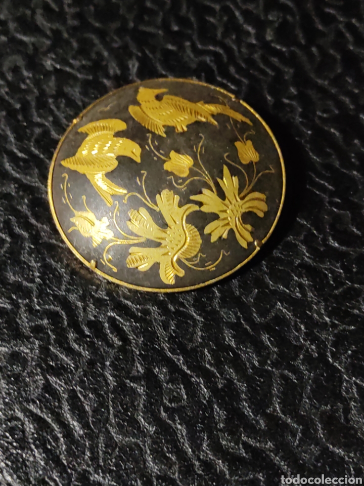 Joyeria: Gran Broche damasquinado, Toledo. - Foto 3