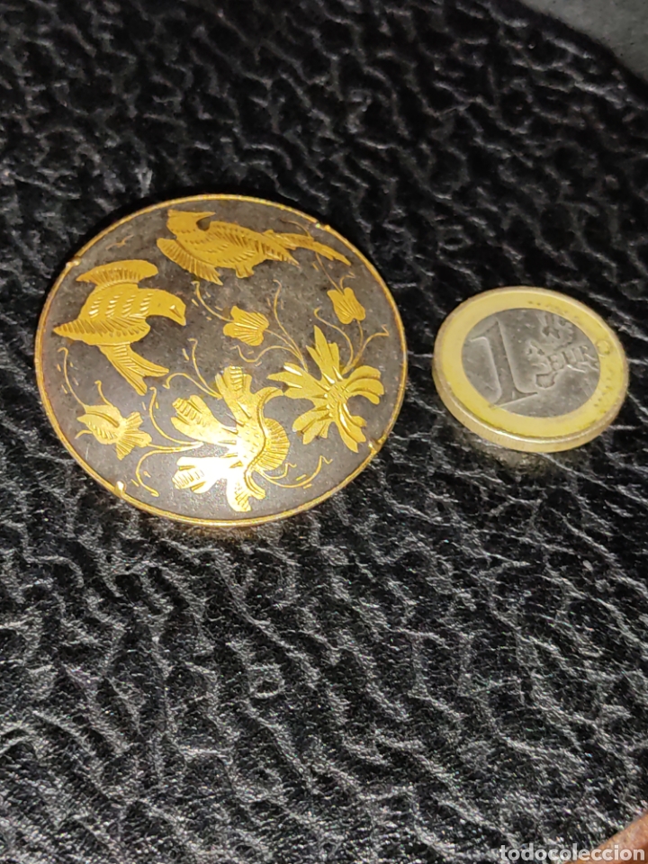 Joyeria: Gran Broche damasquinado, Toledo. - Foto 1
