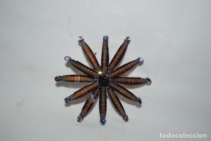 Joyeria: BROCHE DE CRISTAL EN FORMA DE ENTRELLA . - Foto 1
