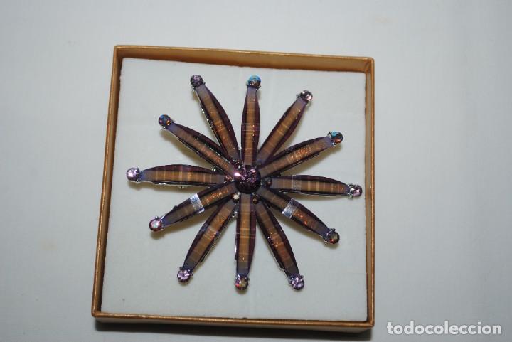 Joyeria: BROCHE DE CRISTAL EN FORMA DE ENTRELLA . - Foto 2