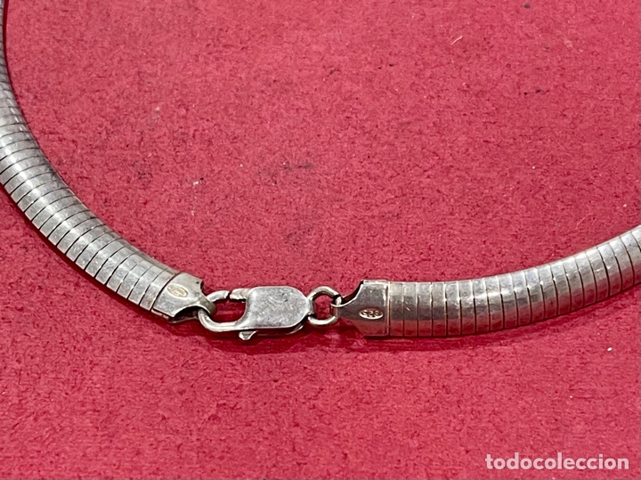 Joyeria: Bonito collar gargantilla, en plata de ley - Foto 2