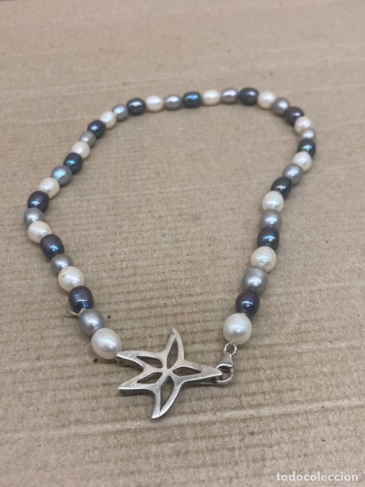 Joyeria: Collar de plata y perlas - Foto 1