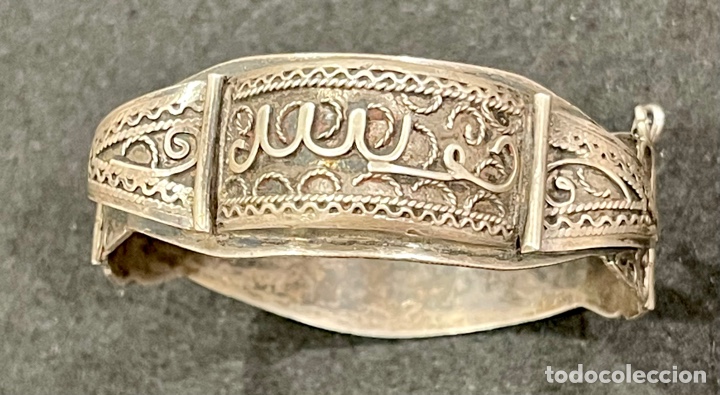 Joyeria: Bell&iacute;sima pulsera orientalista en plata de ley. - Foto 1