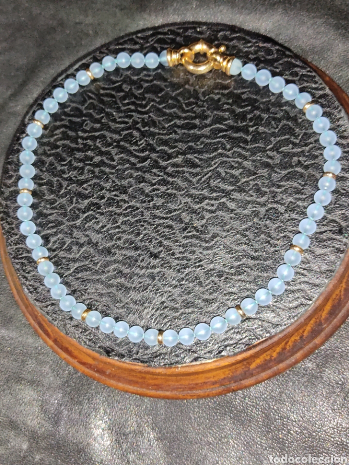 Joyeria: Collar, gargantilla de cristal.Vintage. - Foto 2