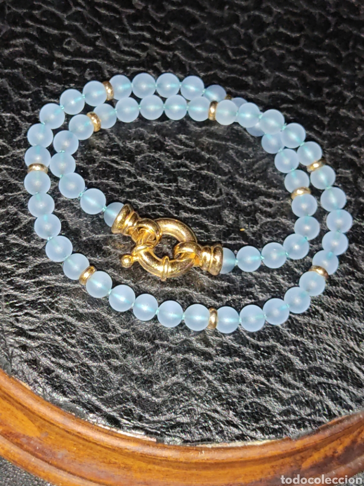 Joyeria: Collar, gargantilla de cristal.Vintage. - Foto 7