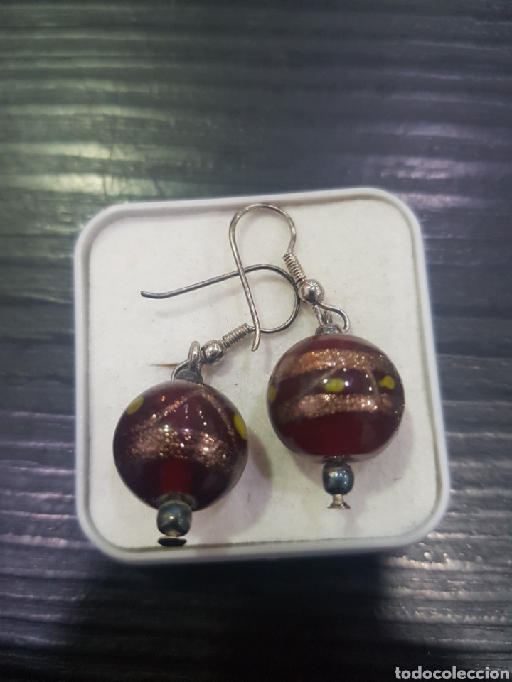 Joyeria: Pendientes cristal de murano. (L28) - Foto 1