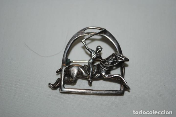 Joyeria: BROCHE DE PLATA EN FORMA DE JUGADOR DE POLO - Foto 2