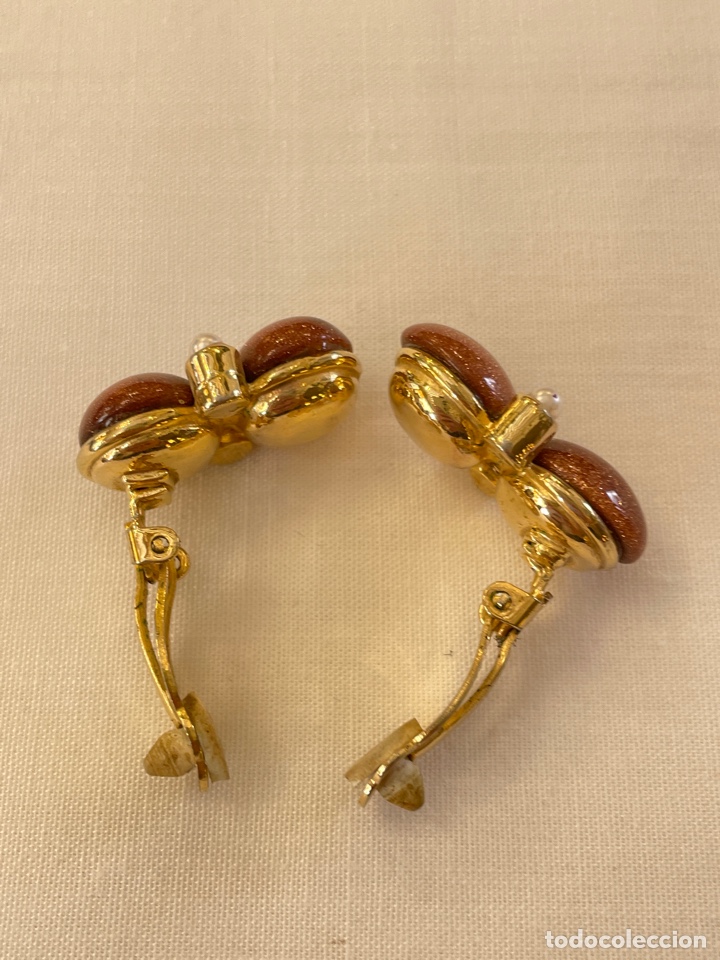 Joyeria: Pendientes de aventurina y oro de 18K - Foto 4