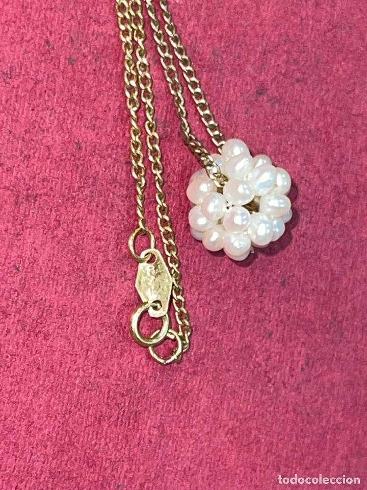 Joyeria: Bonito collar chapado en oro y perlas - Foto 6