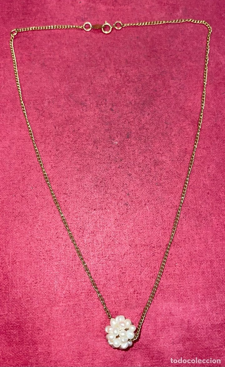 Joyeria: Bonito collar chapado en oro y perlas - Foto 1
