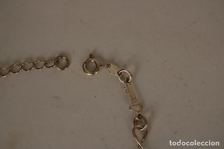 Joyeria: pulsera corazones y llaves 925 plata - Foto 3