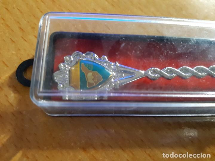 Joyeria: Cucharilla plateada con escudo de Tenerife - Foto 1