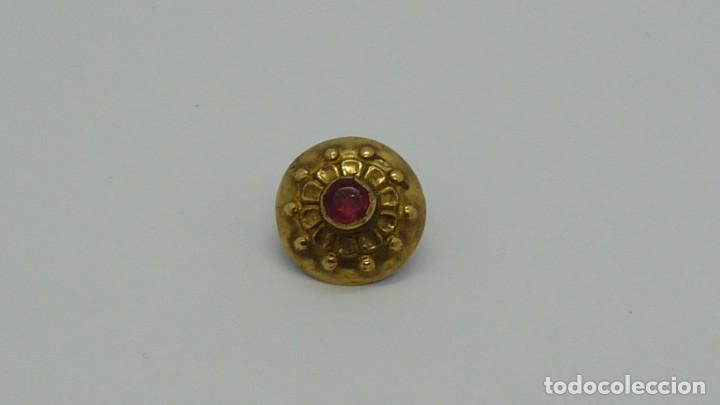 Joyeria: BOT&Oacute;N MALLORQU&Iacute;N EN ORO DE 18 KTLS Ca.1900 . - Foto 1
