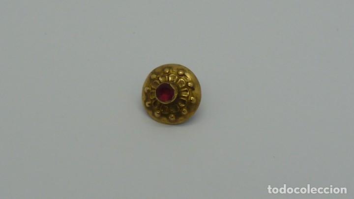 Joyeria: BOT&Oacute;N MALLORQU&Iacute;N EN ORO DE 18 KTLS Ca.1900 . - Foto 3
