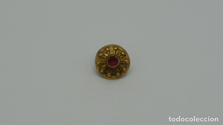 Joyeria: BOT&Oacute;N MALLORQU&Iacute;N EN ORO DE 18 KTLS Ca.1900 . - Foto 4