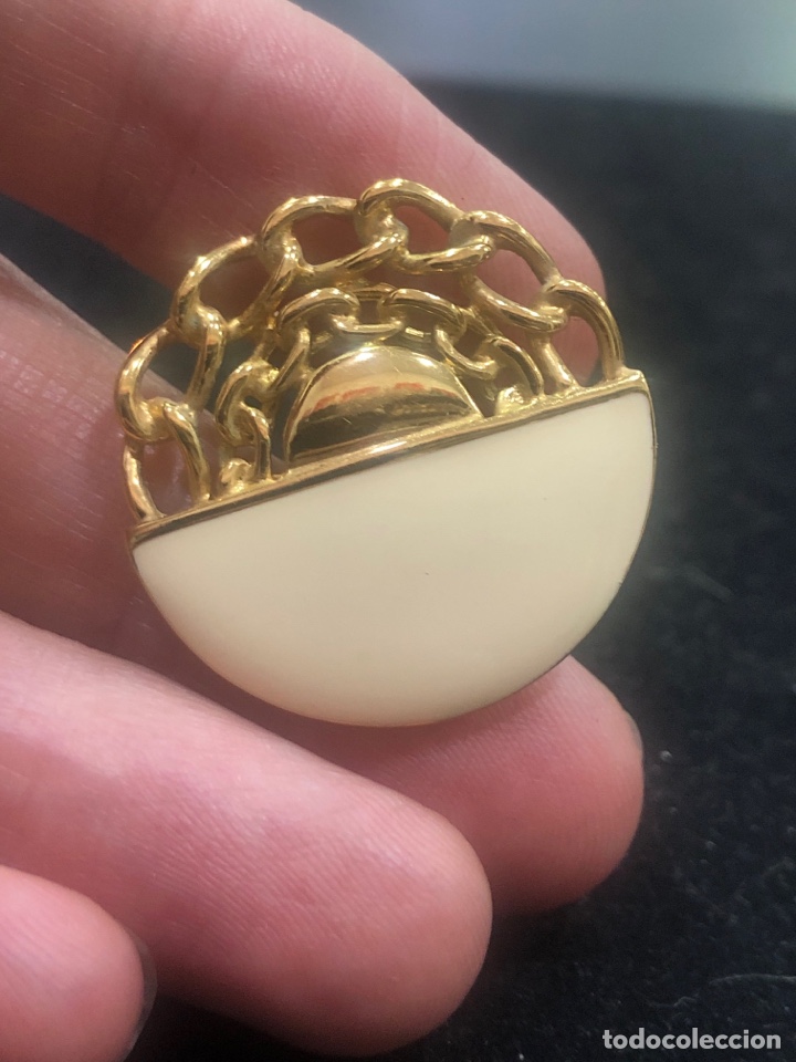 Joyeria: Antiguo pendiente simil hueso (L29) - Foto 1