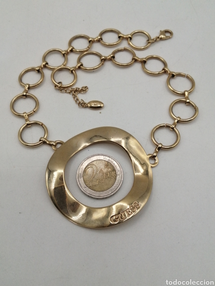 Joyeria: Collar Guess. Metal dorado - Foto 2