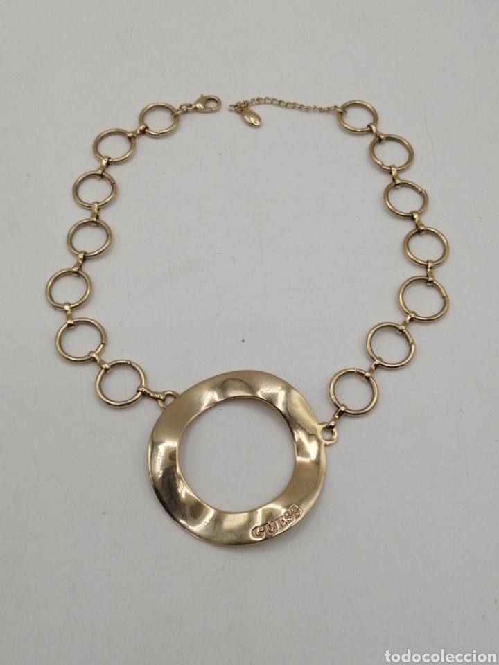 Joyeria: Collar Guess. Metal dorado - Foto 3