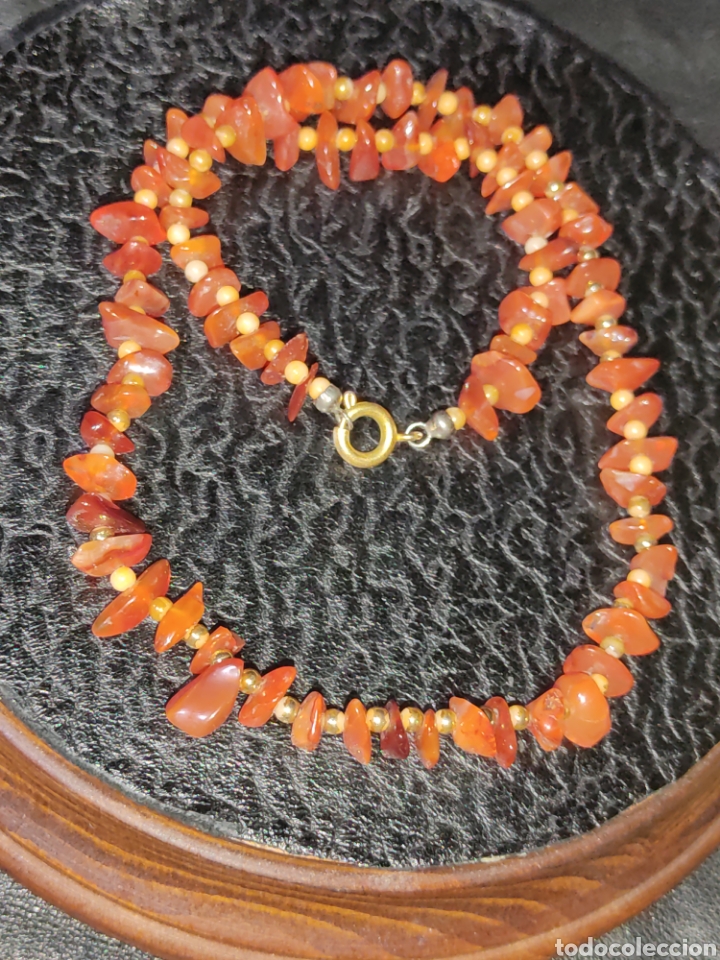 Joyeria: Collar de &aacute;gatas,vintage. - Foto 2