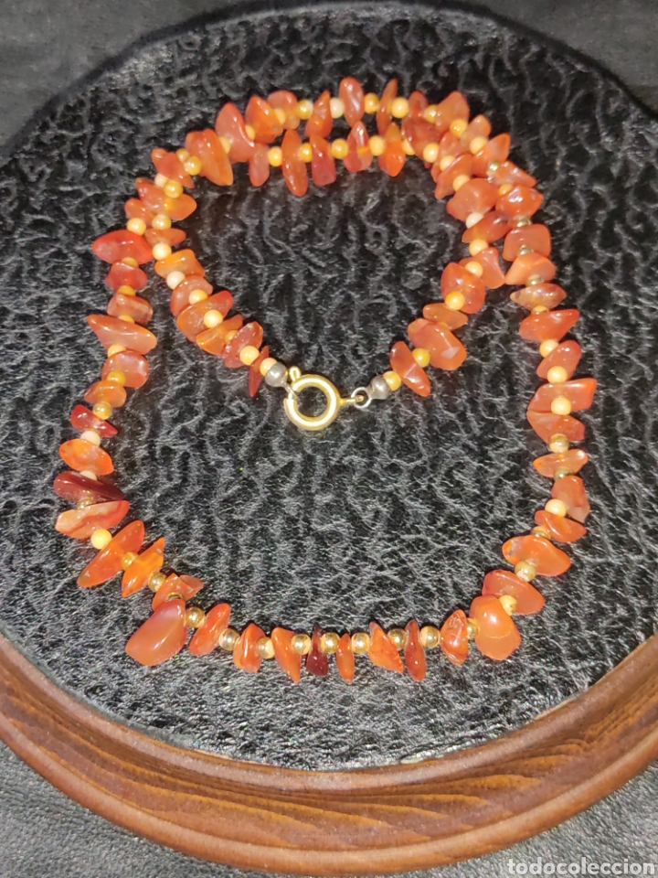 Joyeria: Collar de &aacute;gatas,vintage. - Foto 1