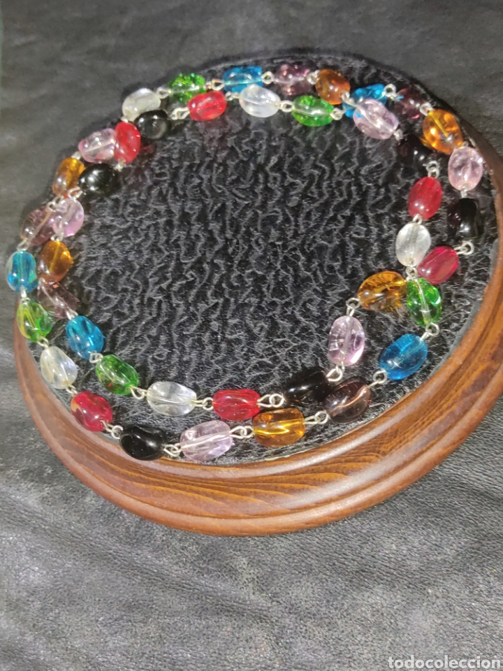 Joyeria: Collar largo de cristal, vintage - Foto 2