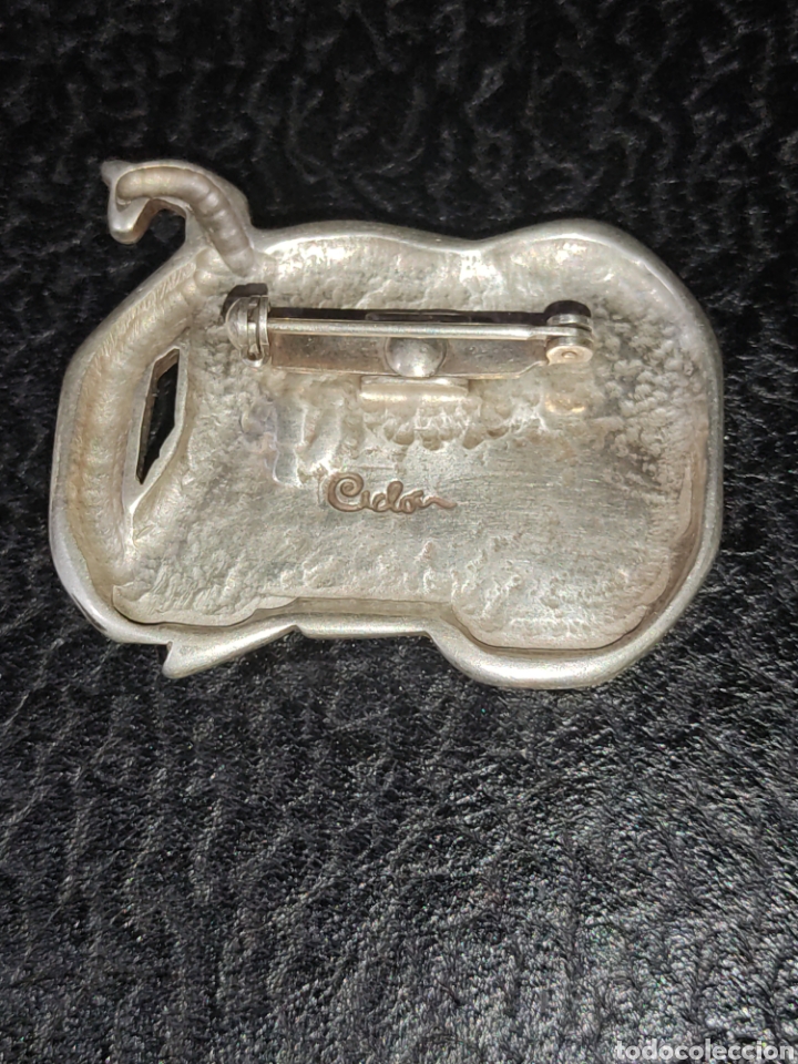 Joyeria: Broche elefante marca cicl&oacute;n. - Foto 3