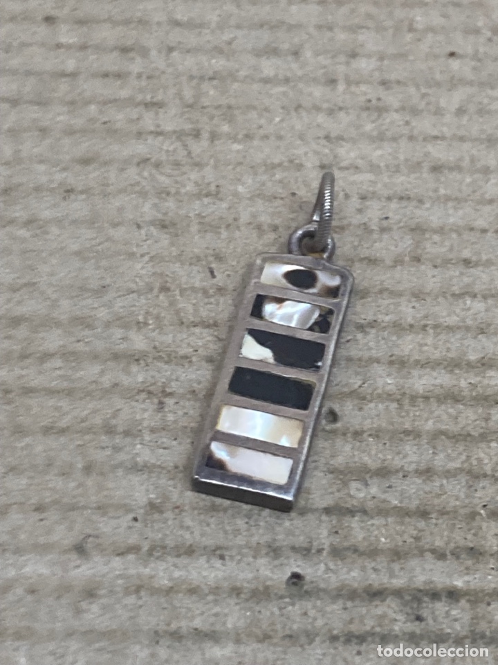 Joyeria: Colgante de plata y n&aacute;car/c14 - Foto 1