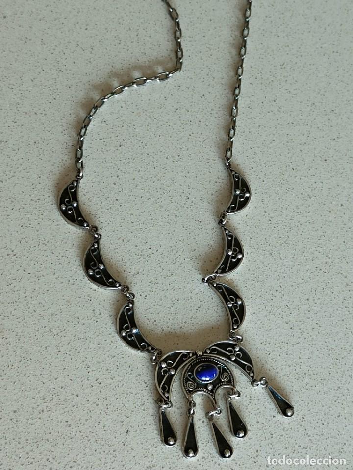 Joyeria: GARGANTILLA PLATA Y LAPISL&Aacute;ZULI - Foto 5