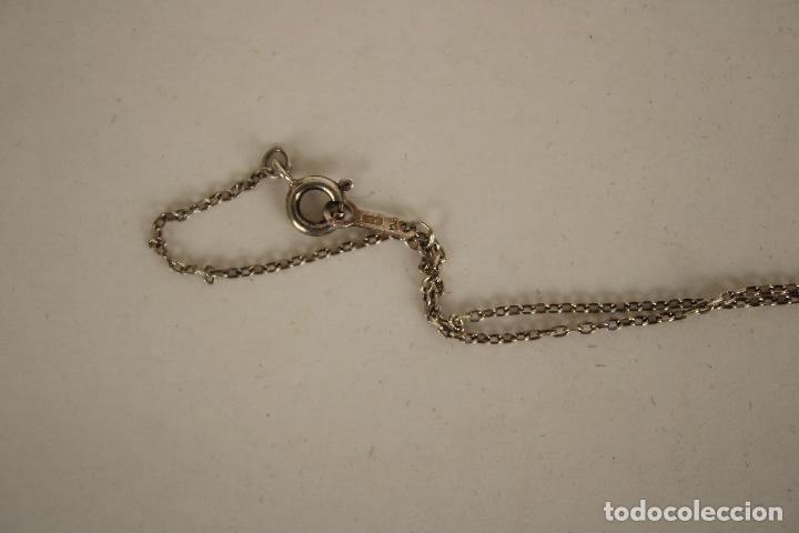 Joyeria: colgante y cadena de plata con ambar - Foto 7