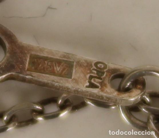 Joyeria: colgante y cadena de plata con ambar - Foto 10