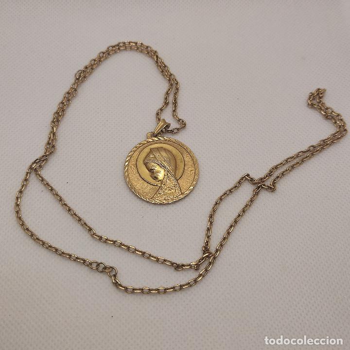 Joyeria: Medalla y Cadena Oro de Ley 18k - Foto 3