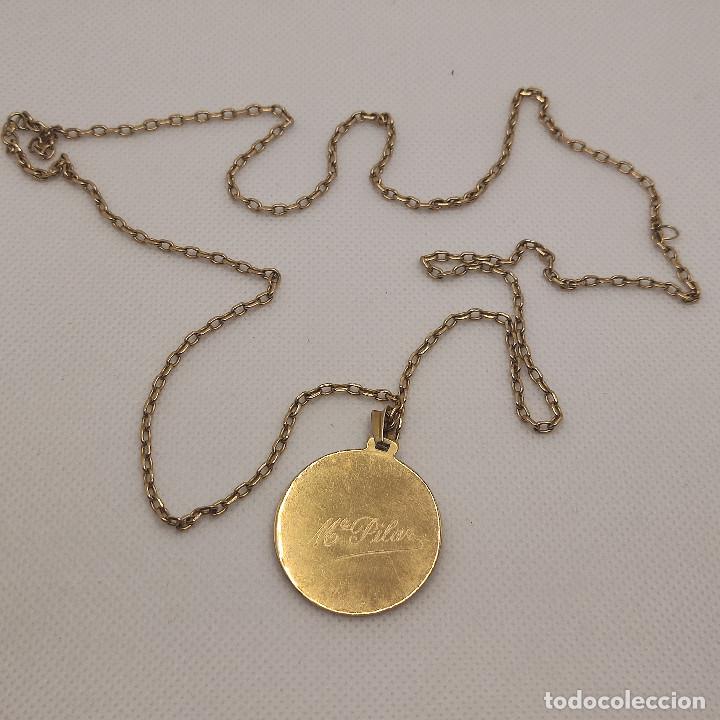 Joyeria: Medalla y Cadena Oro de Ley 18k - Foto 4