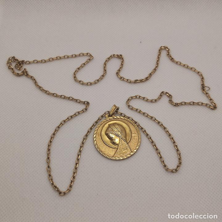 Joyeria: Medalla y Cadena Oro de Ley 18k - Foto 8