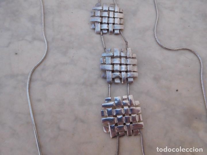 Joyeria: Collar de plata vintage de dise&ntilde;o - Foto 3