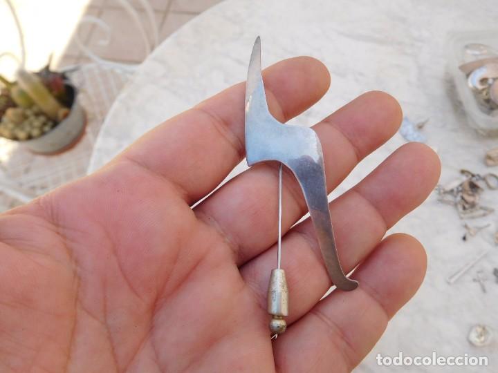 Joyeria: Broche de plata vintage de dise&ntilde;o - Foto 1